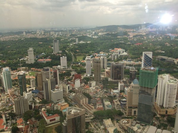 KL from the KL tower