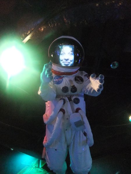 Kate as an astronaut