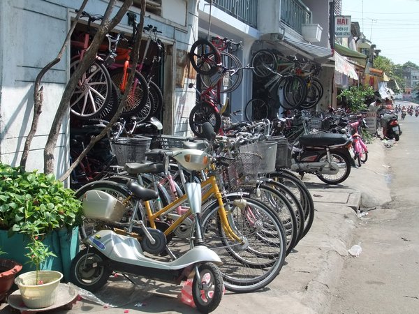 Shop selling bikes