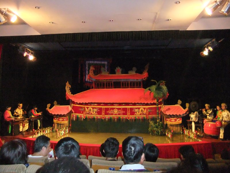 Water puppet theatre
