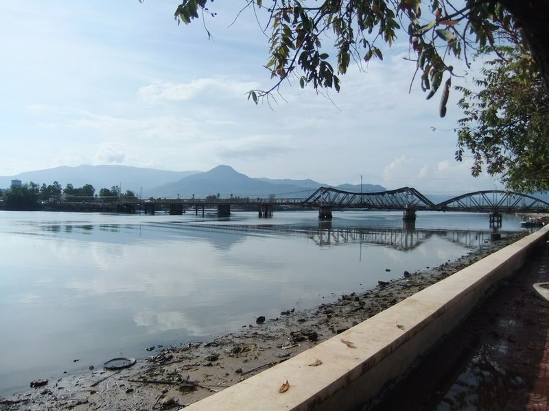 Bridge over the river in Kampot