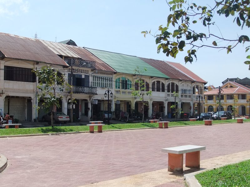 Shop houses in Kampot