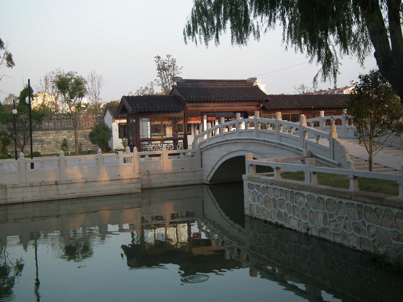 more modern part of Suzhou canals