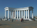 Greek style colonnade 
