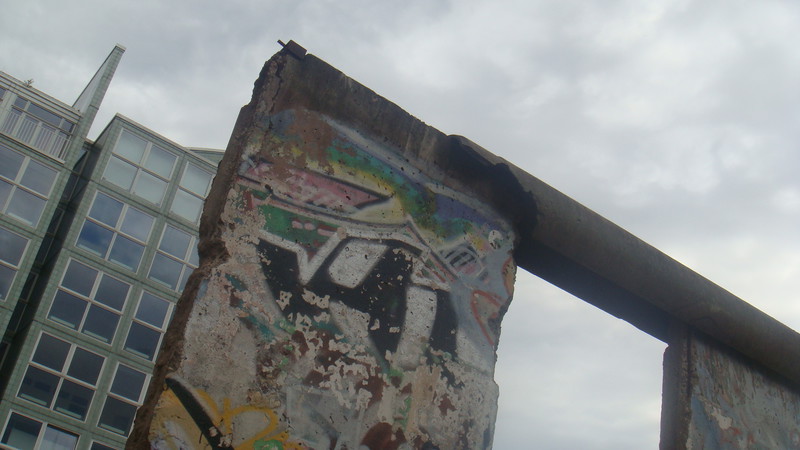 Graffitied Berlin Wall
