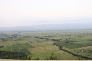 view from Nekresi monastery