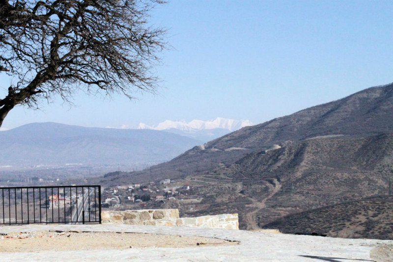 View from Jvari Monastery 