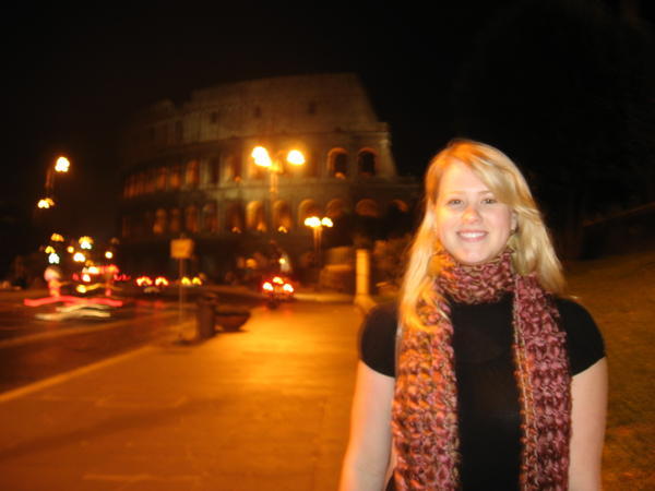 first shot of the colosseum...