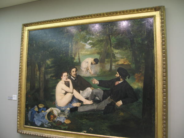 Luncheon on the Grass, Courbet...