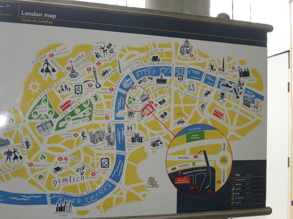 Map of London...