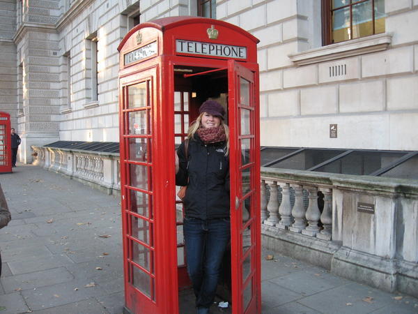 cheesy telephone booth picture that every tourist takes...