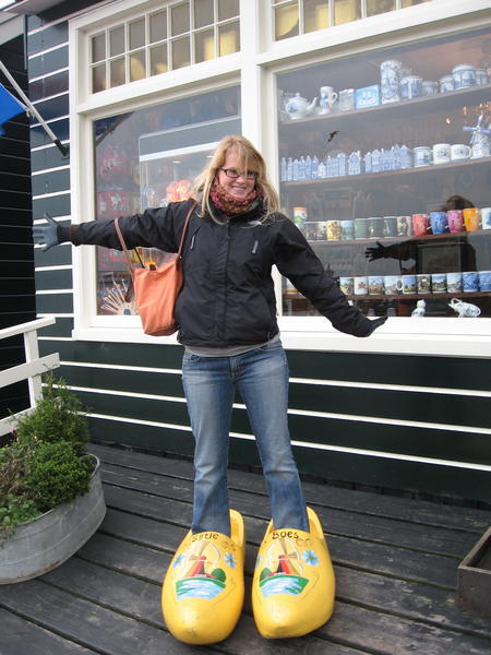 me in the wooden shoes -- i have a very mental look on my face which i will blame lack of sleep...