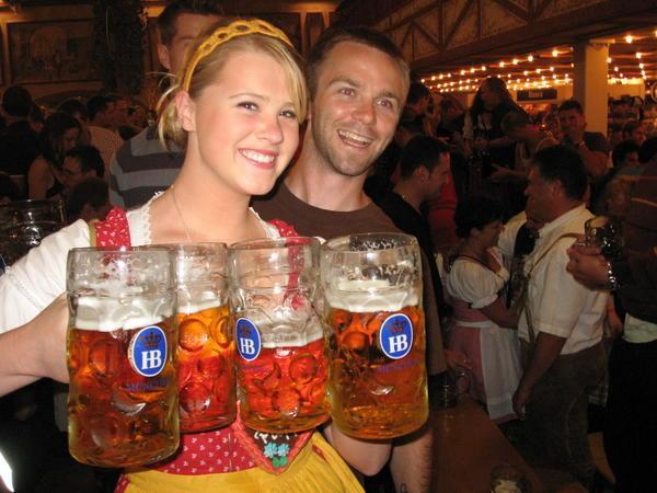 more Oktoberfest fun in the dress...