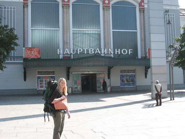 at the train station aka the hauptbahnhof...