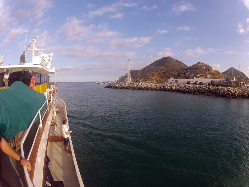 Leaving Cabo's Marina