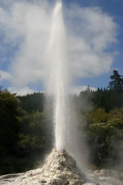 Ye Olde Faithful Geyser (if you have a bag of soap suds handy)