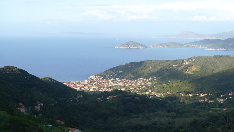 View from the top of Mont Calamita