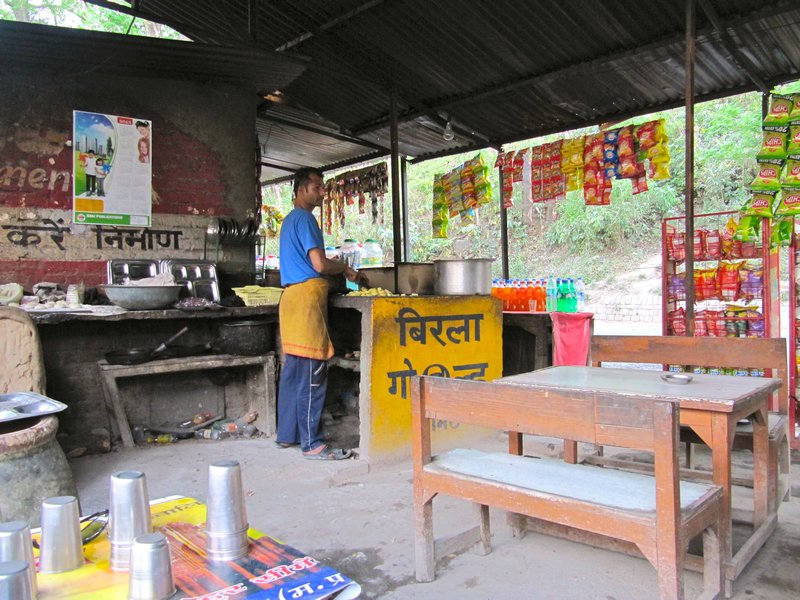 A road chai stall