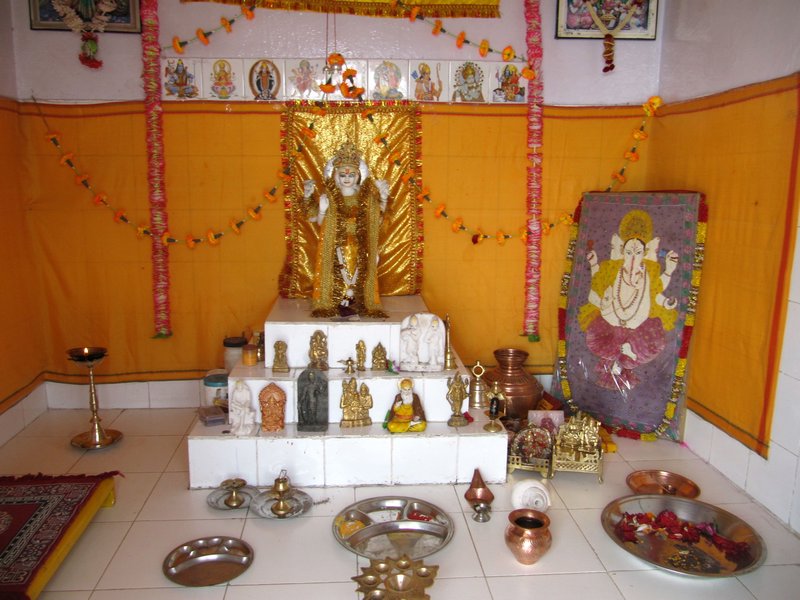 The Hindu shrine