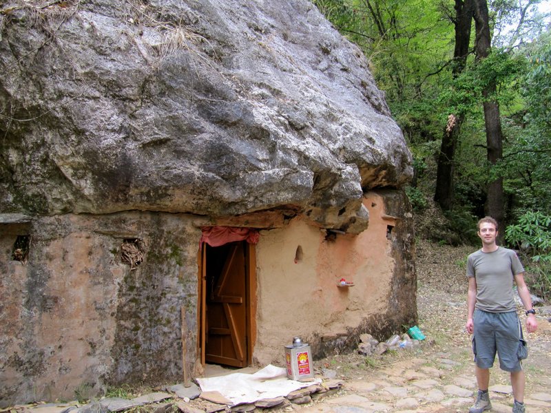 The house of the Hindu hermit