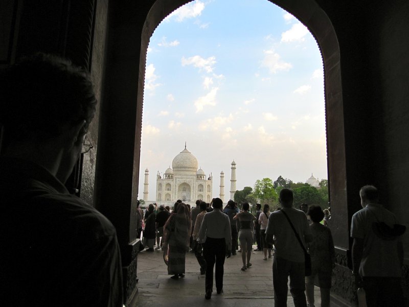First glimpses of the Taj