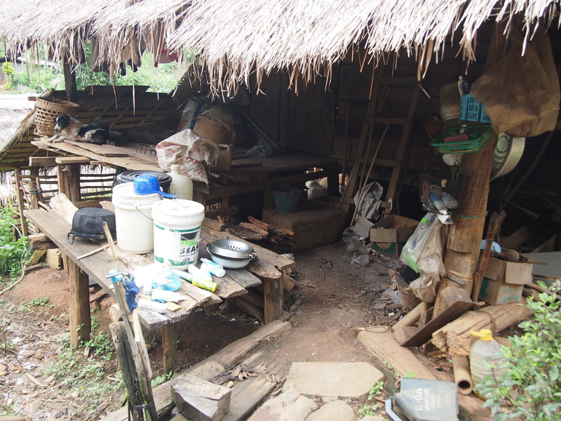 Traditional working hut of locals
