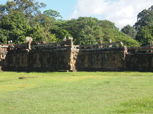 Part of 400m wall