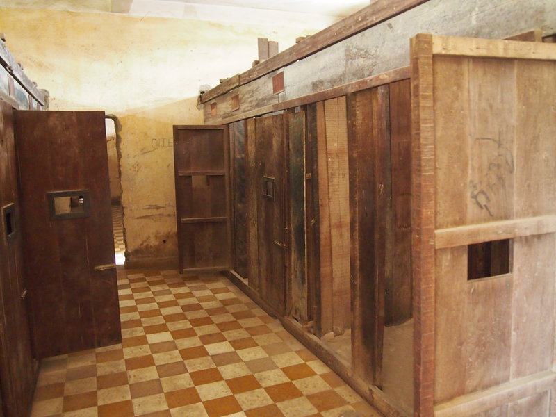 Wooden prison cells