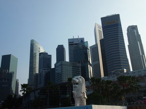 Merlion and Central Business District