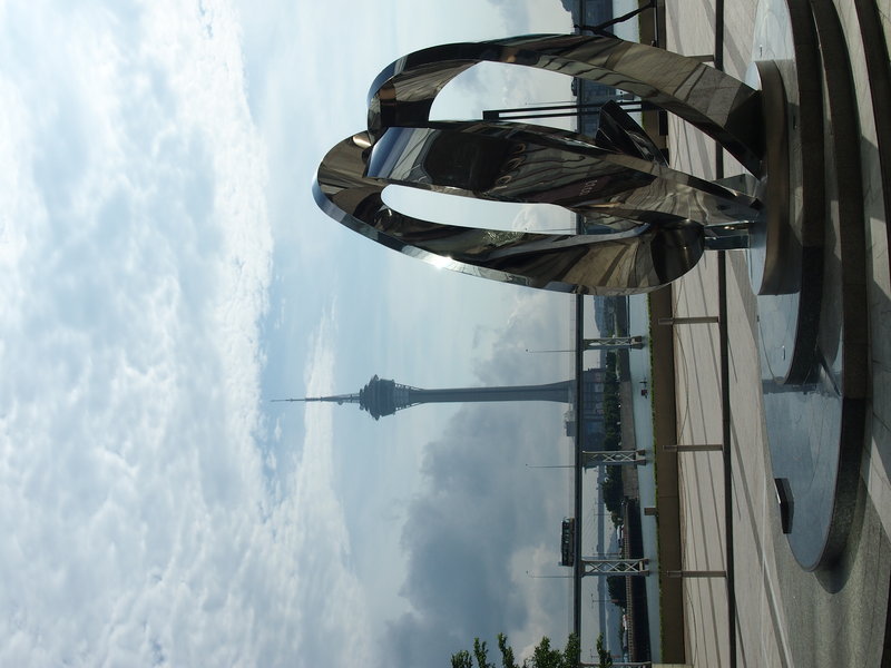 Sculpture and Macau Tower