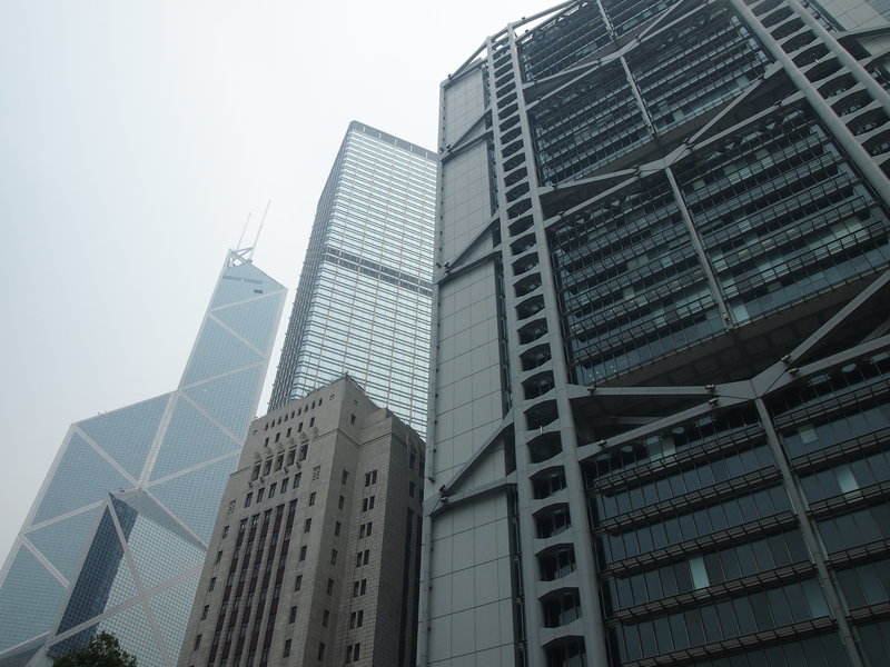 Bank of China and HSBC buildings