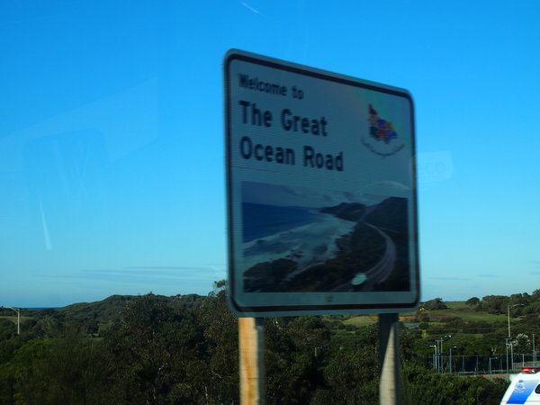 The Great Ocean Road Sign