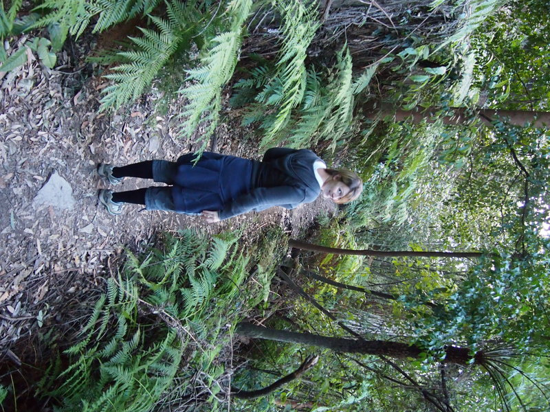 Lauren in the forest