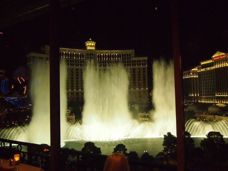 Fountains at dinner