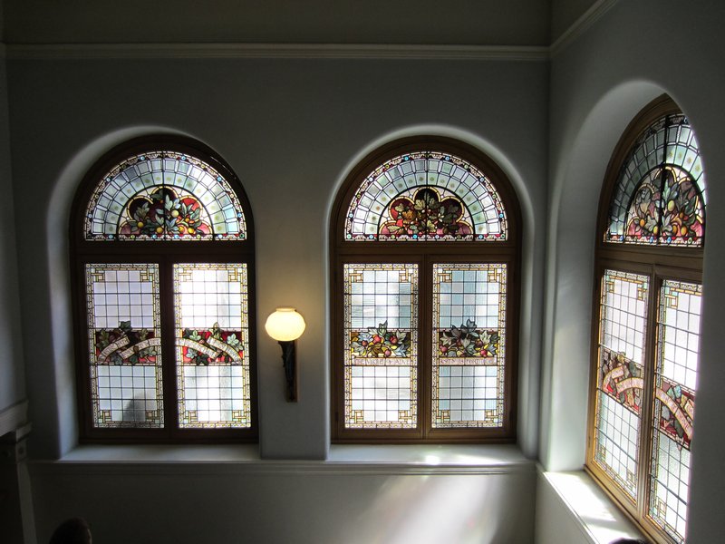 Stained Glass Windows in Parliament Building, Victoria