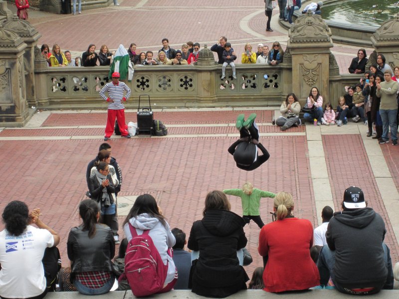 Street performers in Central Park