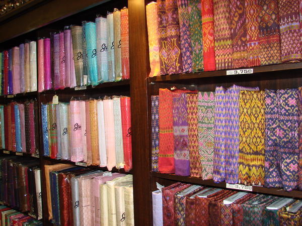 Incredible patterns in bulk silk at the giftshop