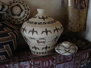 Woven baskets in Ubud