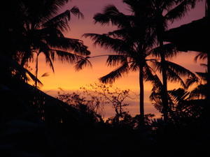 Beautiful Bali sunset