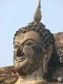 Close up of a Buddha head
