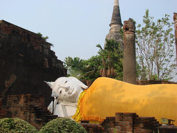 Big buddha at Wat Yai Chai-Mongkol