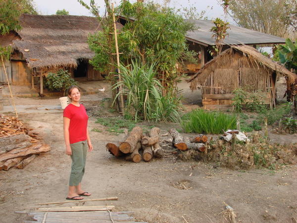 Myself standing in a portion of the village