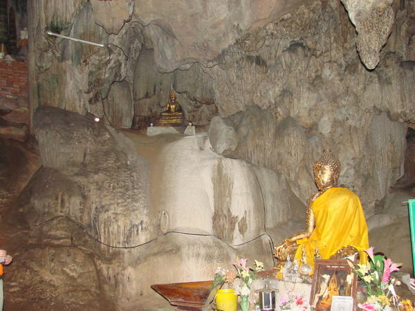 A shrine in the cave