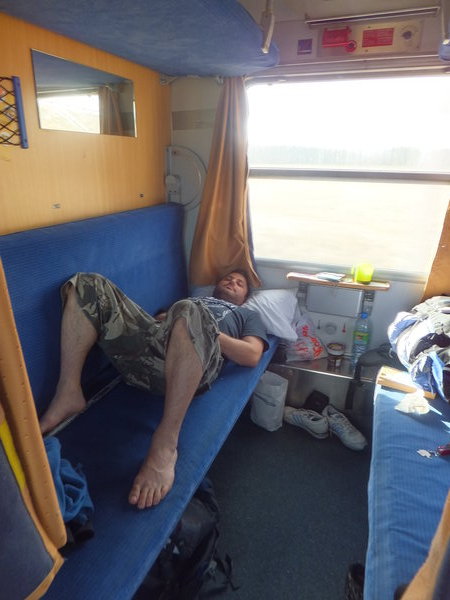 Mark on Warsaw - Moscow train
