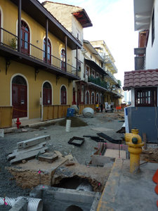 Panama old city under reconstruction