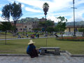 View across the Plaza des Armas Cajamarca