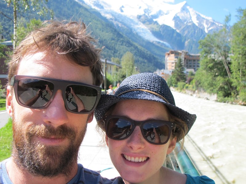 Tom, Lucy and Mt Blanc