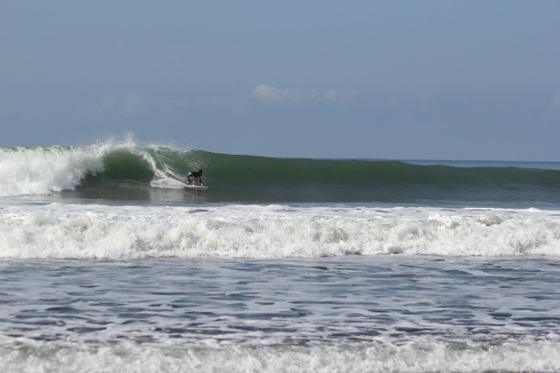 Tom surfing at Playa Hermosa