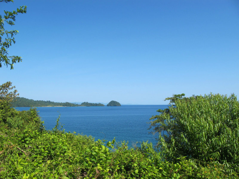 Look out from Coiba National Park
