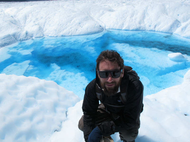 Perito Moreno - Blue glacier pool